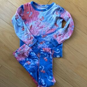 Ariel baby gap cotton pajama set size 5